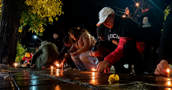 Valle Fértil marchó por cuarta vez a un mes de la muerte de Daniel Paredes en la Comisaría 12.